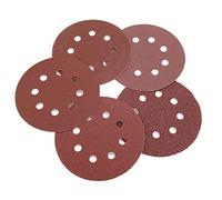 SIXRUN Disques Abrasifs 125mm, 50 Pièces, Tampons de Polissage en Carbure de Silicium Solide pour Meubles et Réparation Automobile, 40 60 80 120 240