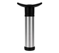 SIXRUN Ensemble de Bouchons de Vin à Pompe à Vide en Acier Inoxydable avec Joint en Silicone Préserve la Fraîcheur pour les Bouteilles de Champagne et les Bouteilles de (Convient à la plupart des