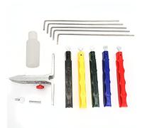SIXRUN Ensemble de Pierres à Aiguiser pour Meuleuse, Kit de Système D'affûtage de Couteaux de Cuisine Durable pour un Usage Domestique avec 4 Angles