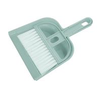 SIXRUN Ensemble Pelle à Poussière et Brosse à Main, Mini Balai et Pelle à Poussière en PP avec Poils élastiques, Compact et Portable, Nettoyage de 50 G pour Bureau, Table, Sol, Voiture, Litière pour