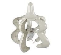 SIXRUN Générateur D'éolienne Verticale, 5 Pales 12V 24V avec Contrôleur | Fibre de Nylon et Pales en Alliage D'aluminium, Aimant Permanent triphasé, Contrôleur IP67, Vitesse du Vent de Sécurité 45