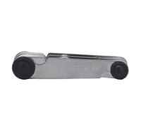 SIXRUN Jauge de Pas de Filetage avec Dispositif de Verrouillage | Lames en acier inoxydable, angles 55° et 60°, pour mesure industrielle, contrôle précis de la taille des filetages