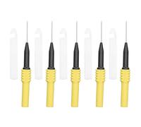 SIXRUN Jeu de Sondes de Test 0,7 Mm avec Gaine Durable pour un Perçage Simple des Fils dans les Diagnostics et les Réparations Automobiles (YELLOW)