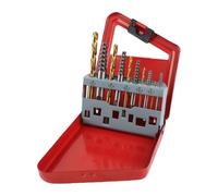 SIXRUN Jeu D'extracteurs de Vis en Cobalt, Conception Durable pour Enlever les Boulons et Goujons Endommagés, 5 Pièces (boîte en fer rouge)
