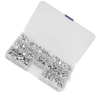 SIXRUN Kit D'assortiment de Rivets M4 en Aluminium Massif, 350 Pièces à Tête Plate et Haute Résistance pour Projets de Bricolage 4-20mm