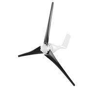 SIXRUN Kit de Petit Générateur éolien 1200W avec 3 Pales pour Alimentation électrique Efficace de Charge Domestique Marine (Black #15)