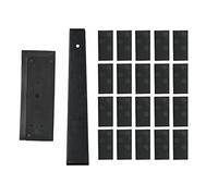 SIXRUN Kit D'installation de Sol pour Sols Stratifiés et Bois Dur, Bloc de Taraudage Durable et Ensemble de Barres de Traction avec 20 Entretoises, Noir - Parfait pour les Installations de Bricolage