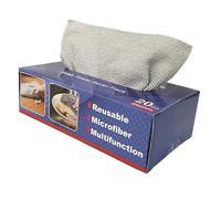 SIXRUN Lingette de Nettoyage en Microfibre, Chiffons en Microfibre Jetables, Chiffon de Nettoyage Polyvalent Super Absorbant avec Boîte Distributrice pour la Cuisine