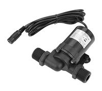 SIXRUN Mini Pompe à Eau CC sans Balais 24 V pour Chauffe-eau Solaire | Débit 100-500L H, Tête Hydraulique 5,5M, Joint de Colle en Résine, Température de -40-100°C, Compatible Aquarium
