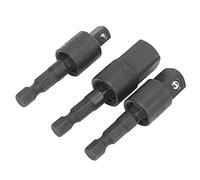 SIXRUN Perceuse Visseuse Douille Set, 1/4in, 3/8in, 1/2in | Matériau de haute qualité, Fournit une connexion sécurisée, Compatible avec les visseuses électriques