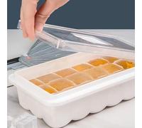SIXRUN Plateau à Glaçons en Silicone, Moule à Glace Multifonctionnel Réutilisable pour Usage Domestique, Durable 12.6x22.7cm