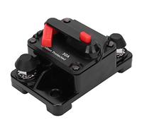 SIXRUN Porte-fusible à Réinitialisation Automatique du Disjoncteur, DC12-42V 30-300A en Cuivre étanche (50A)