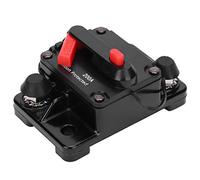 SIXRUN Porte-fusible à Réinitialisation Automatique du Disjoncteur, DC12-42V 30-300A en Cuivre étanche (200A)