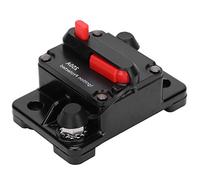 SIXRUN Porte-fusible à Réinitialisation Automatique du Disjoncteur, DC12-42V 30-300A en Cuivre étanche (250A)