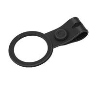 SIXRUN Porte-Serviettes de Cuisine en Silicone, 2 Paquets de Crochets Réglables pour Serviettes à Vaisselle, Antidérapants pour Armoire, Cuisinière, Tige de Poignée de Four (BLACK)