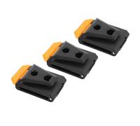 SIXRUN Remplacement de Clip de Ceinture à Outils, Trous de Vis Murales, | Accessoire de sac banane pour zones de travail, ajustement 81,84 x 52,3 mm, trous de vis arrière, fixation en plastique
