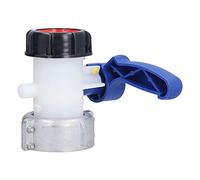 SIXRUN Robinet à Vanne Papillon DN50 pour Réservoir IBC, Adaptateur D'eau Durable avec Résistance aux Acides, Empêche les éclaboussures, 1 Pièce