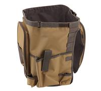 SIXRUN Sac D'organisation de Seau Rond Kaki de Grande capacité avec Poignée Portable Robuste pour les Outils à Main de Jardin et la Collecte des Déchets de Jardin