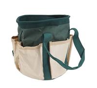 SIXRUN Sac Rond pour Outils de Jardin, Fourre-Tout en Tissu Oxford à 6 | Tissu 600D Résistant aux Déchirures, Convient aux Petits Seaux, Transport Portatif pour les Jardiniers