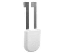 SIXRUN Support de Nettoyant pour Toilettes en Métal et Plastique, Support de Tablette de Nettoyage pour Réservoir de Toilettes, 19,2 X 6,9 X 4 Cm, Suspendu, Installation Rapide pour Réservoir de de