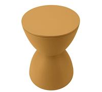 SIXRUN Tabouret en Forme de Sablier Table d'appoint Ronde en Plastique 30 Cm X 42 Cm Tabouret de Salle de Bain Compact pour Cabine d'essayage et Entrée Siège 2 en 1 pour Changer de Chaussures et