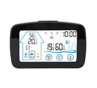 SIXRUN Thermomètre Hygromètre sans Fil, Portée de 328 Pieds, écran | Jauge d\'humidité numérique, sonde de -40 à 144 °F, boîtier ABS, écran rétroéclairé, utilisation dans une chambre à