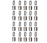 SIXRUN Type C Socket Connecteur 6P, IPX7 Étanche Corps Court (IPX7) | Borne en acier inoxydable et en cuivre, nominale 250V 3A, support de plaque coulante, réparation d\'appareil numérique 3C,