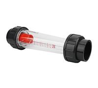SIXRUN Type de Tube de Débitmètre de Liquide de Haute Précision pour la Mesure de L'eau 1-10 M³/H Flotteur en Plastique ABS 340x100x100mm