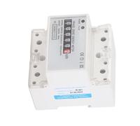 SIXRUN Wattmètre Compteur d'énergie monophasé sur Rail DIN 220 V 230 V 10 à 40 A LED Moniteur Numérique KWh avec Sortie d'impulsion pour Panneaux électriques Accueil Atelier électrique