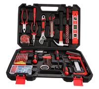 SIXTOL Home 110 pièces dans une mallette à outils | Set de 4 kg dans un coffret en aluminium