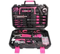 Sixtol – Jeu d'outils HOME PINK 128 – dans une valise – pour un usage domestique