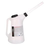 SIXTOL MECHANIC FLUID CAN 2L | Arrosoir plastique 2 L pour liquides techniques | Bec flexible et graduations intégrées