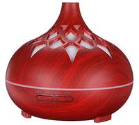 SIXTOL Palm Diffuseur d'arômes avec LED - Couleur : Bois Rouge - 500 ML