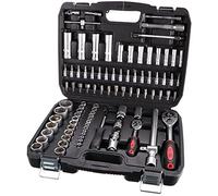 SIXTOL TOOL SET 94 Kit d'outils de 94 pièces dans une mallette à outils | Set Gola, clés en acier |