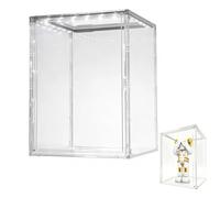 Siyecioa Grande Vitrine LED en Acrylique(44x33x33 cm) avec Porte Aimantée, Boîte de Rangement Empilable Anti-Poussière avec Connexion Type-C pour Figurines d'action & Objets de Collection