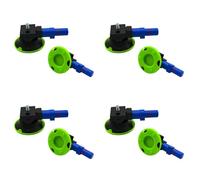 Sizoriruk Ventouse concave 8X, 3 ventouses concaves, 75 mm, ventouse robuste avec boulons filetés M6