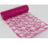 Sizoweb® Chemin de Table en intissé Rose Fuchsia 25 m x 30 cm