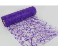 Sizoweb Chemin de Table Rouleau de 25 mètres pour Décoration pour diverses occasions telles que Pâques, Noël, Mariage/Baptême (Dimensions : 30 cm x 25 m, Très résistant, Lavable) Couleur Lilas