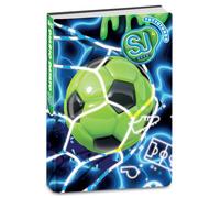 SJ GANG STYLE JAM GANG Agenda scolaire primaire daté 10 mois, thème ballon, couverture brillante rembourrée, coins arrondis, jeux et contenu à l'intérieur, enfant