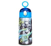 SJ GANG STYLE JAM GANG Gourde isotherme, multicolore, 460 ml, en acier inoxydable, sans BPA, étanchéité, maintien de la température 12 h 24 h, réutilisable, enfant, garçon, école, sport