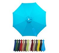 SJMDMZD Auvent De Remplacement pour Parasol 6/8 Baleines Toile De Parasol Déporté Remplacement Canopy, Housse de Rechange pour Parasol 2m/2.3m/2.5m/2.7m/2.8m/3m pour Cour Plage G 6 Ribs:2.3m