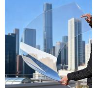 SJMDMZD Feuilles de Toit en Polycarbonate, 1mm Plaque Plexiglass Acryliques Transparentes, Feuille de Plastique Transparente Légère pour Serre Jardin Toiture Abris Terrasse 1.56x2m