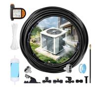 SJWJWOO Condenseur Clim Brumisateur Tuyau, Temps Compresseur Réduit Brumisateur Terrasse Exterieur, Brume Uniforme Systeme De Brumisation Kit Habitat Chaud