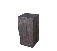 SK 02 Cube Tabouret & table d'appoint Janua - SK02 Eiche geräuchert Anthrazit H45cm