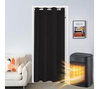 SK : Rideau de porte d'étagère - Rideaux occultants pour placards - Rideaux isolants thermiquement pour plus d'intimité - Rideaux divisants pour séparer les pièces - Entrée - Fenêtre