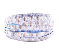 SK9822 RGB LED bande d'éclairage similaire APA102 1 m 5 m 30 60 144 LED DONNÉES et EXTÉRIEUR IP30 adresse unique 65 67 DC5 V (PCB blanc IP30, 5 M 60 LED/M)