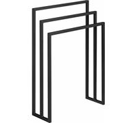 Sapho - Porte-serviettes sur pied, noir mat SKA303