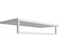 Sapho Ska - Étagère avec porte-serviettes, longueur 60 cm, blanc SKA385W