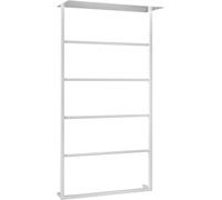 SKA Porte-serviettes mural avec tablette 604x1184x252mm, blanc mat