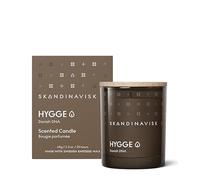 Skandinavisk HYGGE 'Cosy' Mini Bougie Parfumée. Notes parfumées: Thé Noir et Feuille de Menthe Sauvage, Pommes Séchées et Cannelle. 65 g.